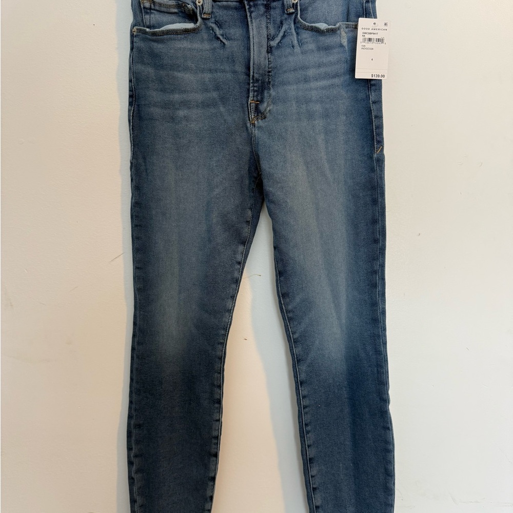 Good American Jeans Good waist skinny Size 6/28 Medium NWT